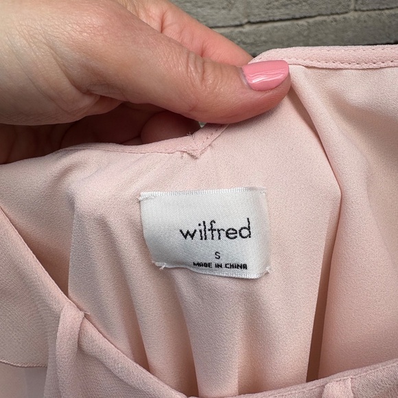Wilfred Aritzia Pink midi dress (Size S) - Picture 2 of 5